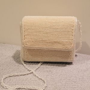 Sasha beaded pearl evening bag